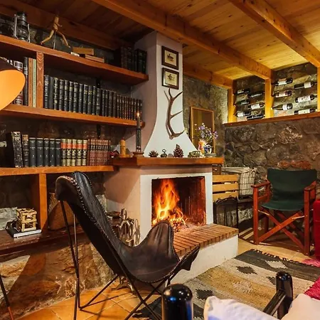 Stone Forest Escape - Cozy Cinema & Starry Sky Σαλέ