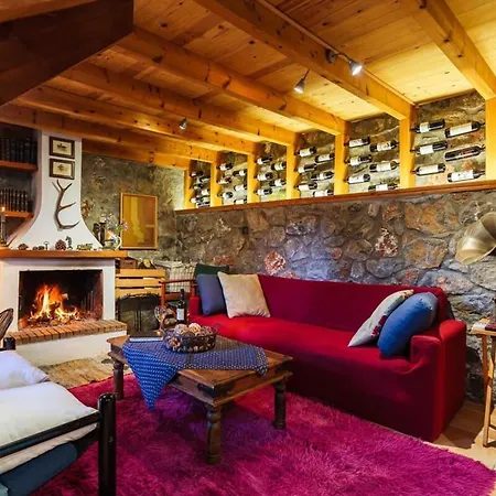 Pine Forest 1400m, Cinema & Fireplace 샬레 Artemisía