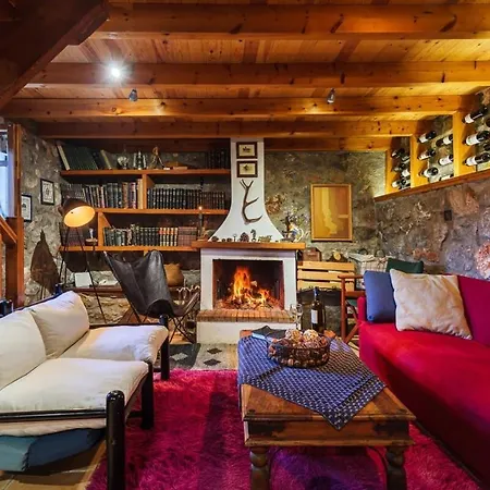 Stone Forest Escape - Cozy Cinema & Starry Sky