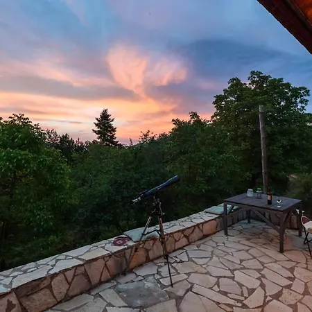 Σαλέ Stone Forest Escape - Cozy Cinema & Starry Sky Artemisía