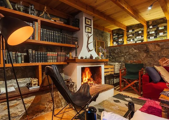 Stone Forest Escape - Cozy Cinema & Starry Sky Alpstuga