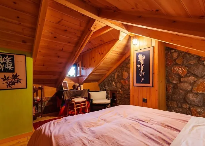 Stone Forest Escape - Cozy Cinema & Starry Sky Artemisía